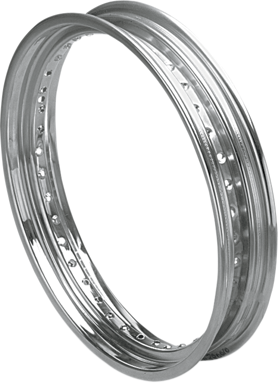 DRAG SPECIALTIES Front Rim - Drop-Center - 2.50" x 19" - 40 Hole 43018-73-PW-LB1