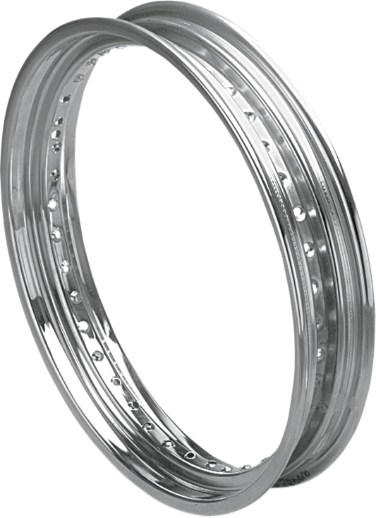 DRAG SPECIALTIES Front Rim - Drop-Center - 2.50" x 19" - 40 Hole 43018-73-PW-LB1