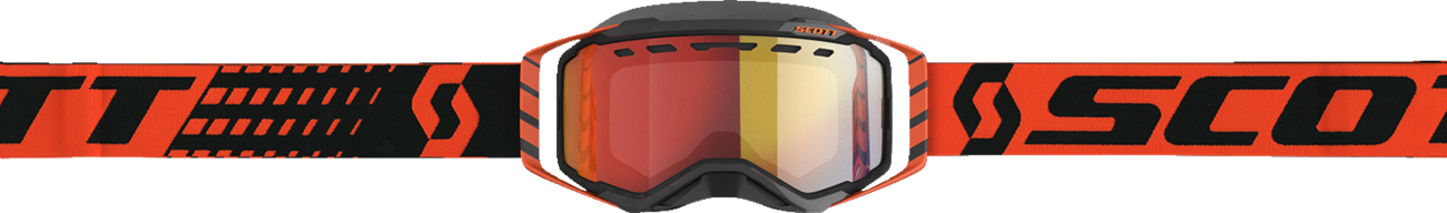 SCOTT Prospect Snow Goggles - Orange/Black - Enhancer Red Chrome 272846-1008312