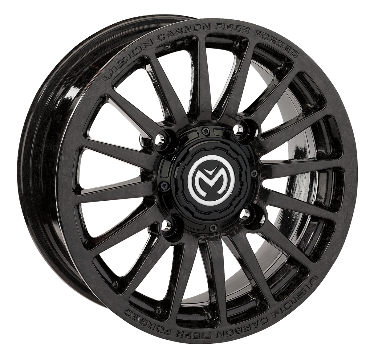 MOOSE UTILITY Wheel - 325X Carbon Fiber - Front/Rear - Black - 15x6 - 4/156 - 5+1 325-1561565-150