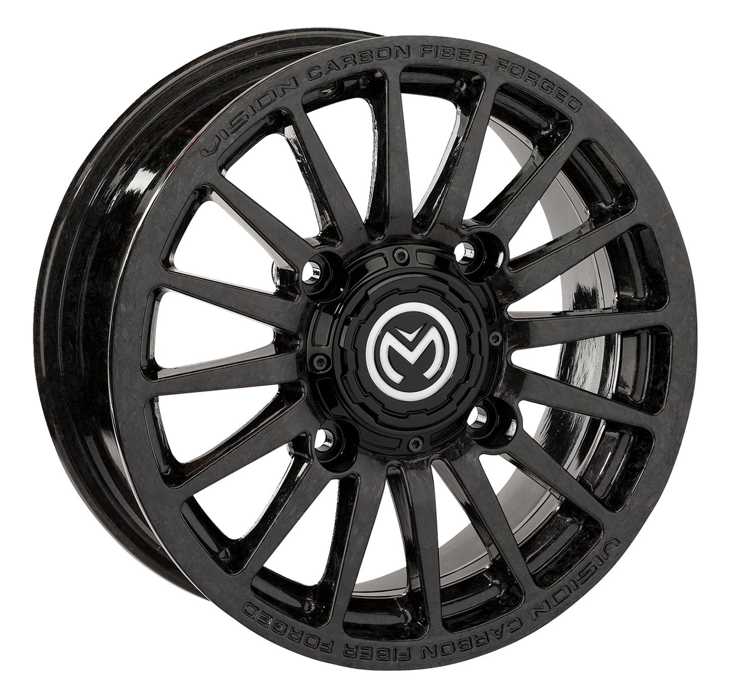 MOOSE UTILITY Wheel - 325X Carbon Fiber - Front/Rear - Black - 15x6 - 4/136 - 5+1 325-1561365-150
