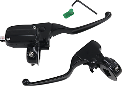 DRAG SPECIALTIES Handlebar Controls - 15 mm Master Cylinder - '08 - '13 FLT - Black YR APP F/FLHR S/B 08-16 H07-0780MB-A