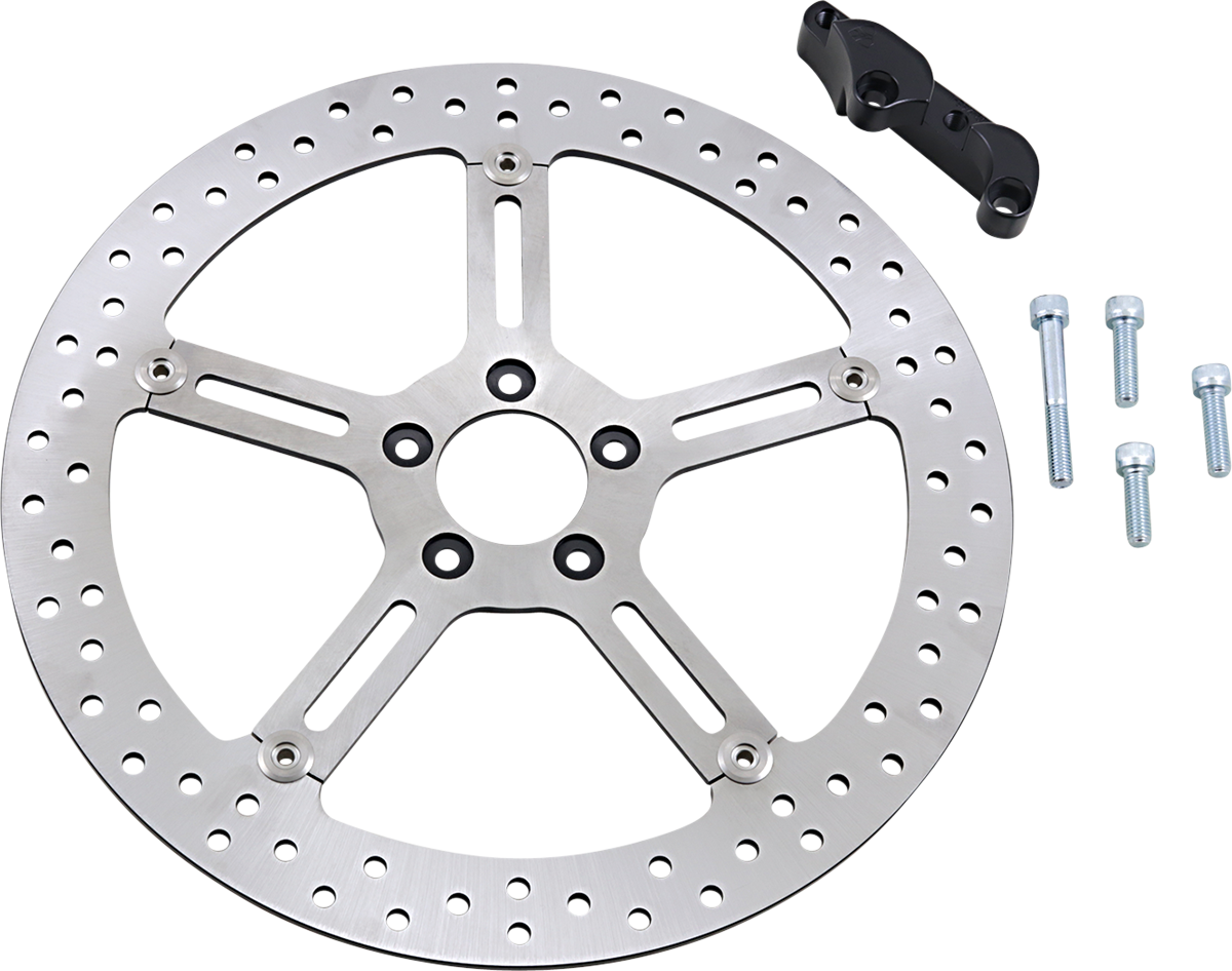 ARLEN NESS Big Brake Rotor - 15" - Front Left - Harley-Davidson 02-965