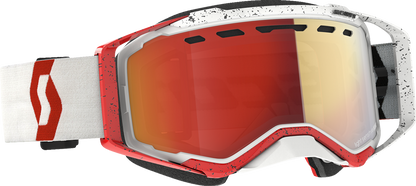 SCOTT Prospect Snow Goggles - Light Sensitive - White/Red - Red Chrome 278603-1030341