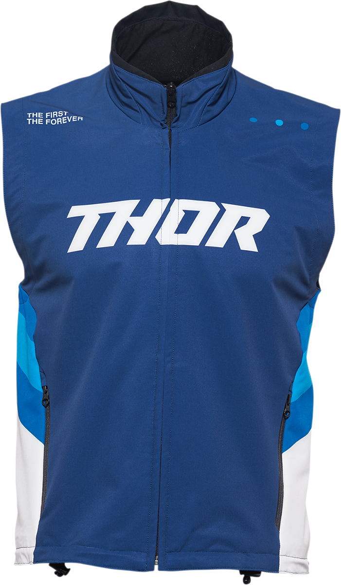 THOR Warmup Vest - Navy/White - Large 2830-0603