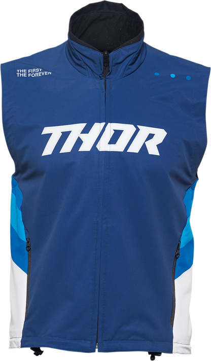 THOR Warmup Vest - Navy/White - Large 2830-0603