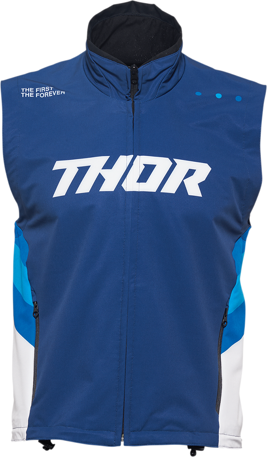 THOR Warmup Vest - Navy/White - Large 2830-0603