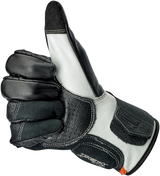 BILTWELL Borrego Gloves - Black/Cement - Small 1506-0104-302