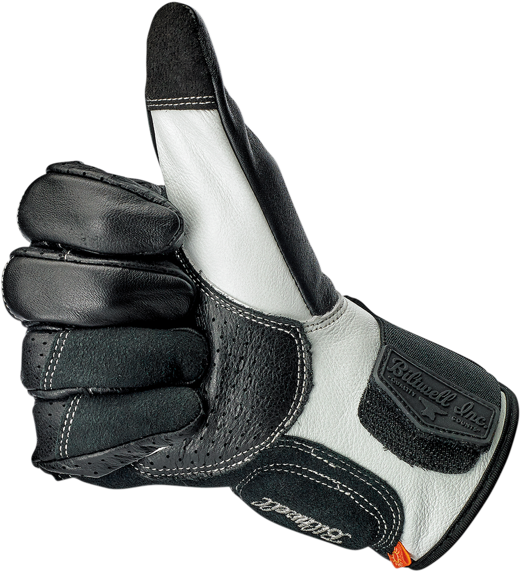 BILTWELL Borrego Gloves - Black/Cement - 2XL 1506-0104-306