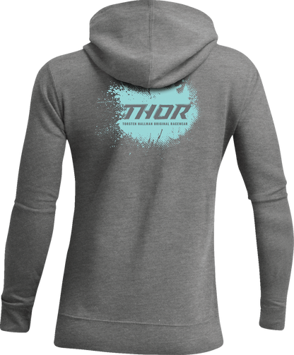 THOR Women's Aerosol Fleece Zip-Up Sweatshirt - Heather Gunmetal - Medium 3051-1216