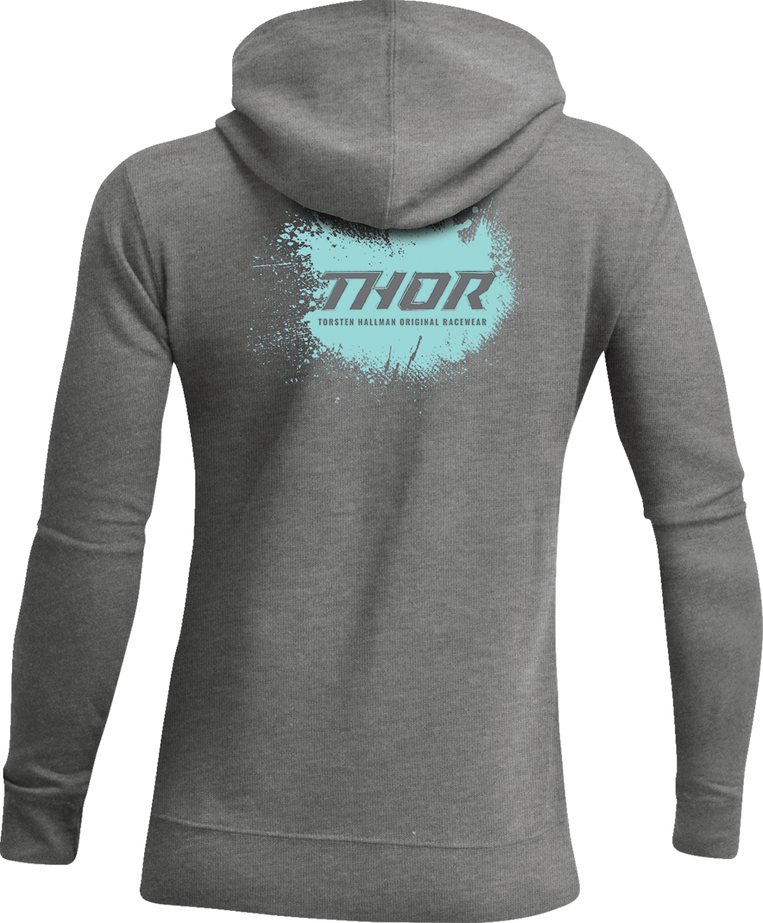 THOR Women's Aerosol Fleece Zip-Up Sweatshirt - Heather Gunmetal - XL 3051-1218