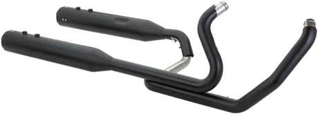 S&S CYCLE El Dorado Dual Exhaust System - Black - Black Thruster 550-0700C