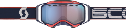 SCOTT Prospect Snow Goggles - Blue/Red - Enhancer Blue Chrome 272846-6667347