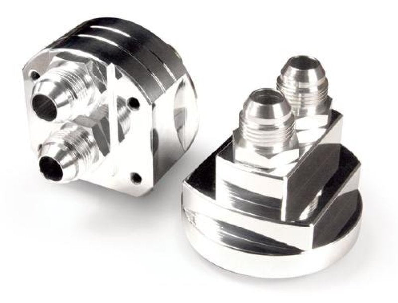BLOX Racing Remote Oil Filter Relocation Kit - Polished BXGA-00115-PO
