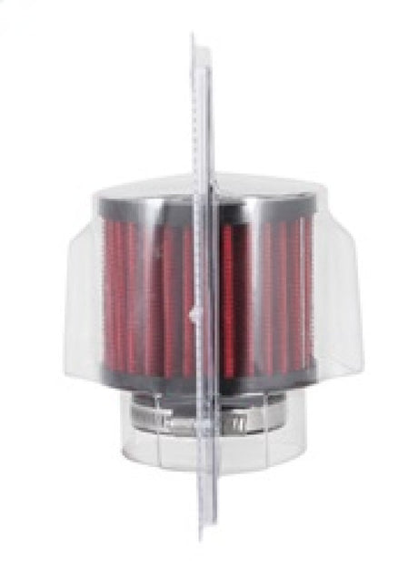 K&N 1.75 inch Vent 3 inch D 2.5 inch H Air Filter - Rubber Top 62-1470