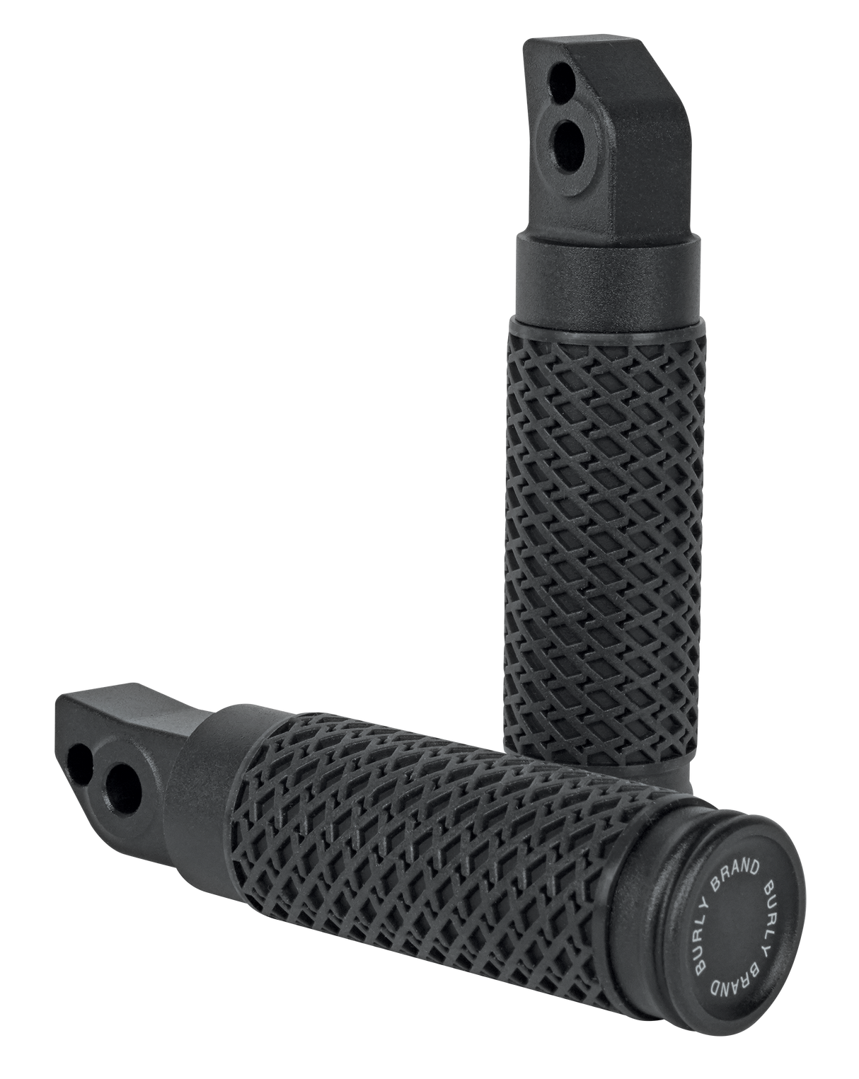 BURLY BRAND Slash Cut Pass Foot Pegs Black B13-1205B