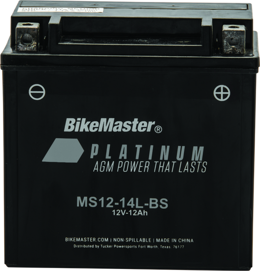 BikeMaster AGM Battery - MS12-14L-BS 780756