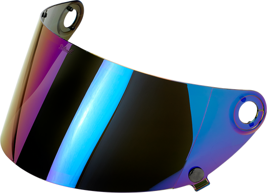 BILTWELL Gringo S Gen 2 Shield - Flat - Rainbow Mirror 1111-223