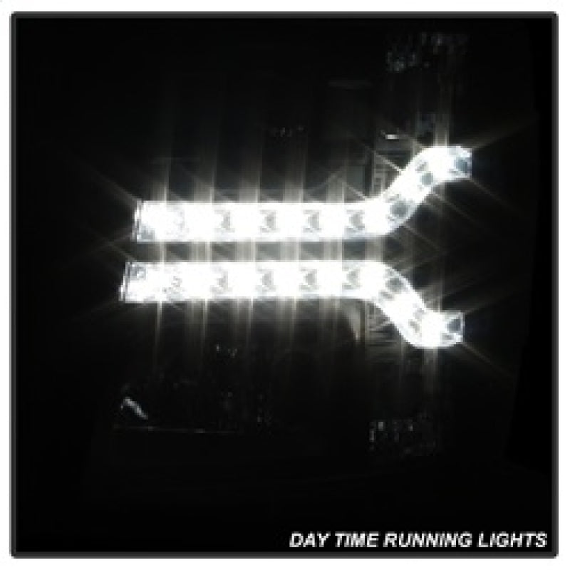 Spyder Chevy Silverado 1500 07-13 V2 Projector Headlights - LED DRL - Black PRO-YD-CS07V2-DRL-BK 5083524