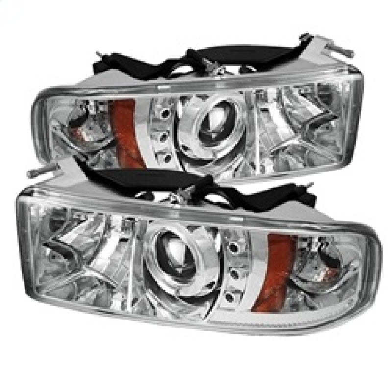 Spyder Dodge Ram 1500 94-01 94-02 Projector Headlights LED Halo LED Chrm PRO-YD-DR94-HL-AM-C 5010094