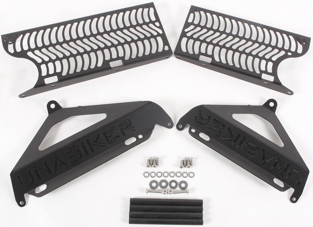 UNABIKER Radiator Guard (Black) SRMZ45015-K