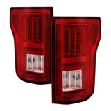 Spyder 18-19 Ford F-150 (w/o Blind Spot Sensor) LED Tail Lights - Red Clear (ALT-YD-FF15018-LED-RC) 5085764