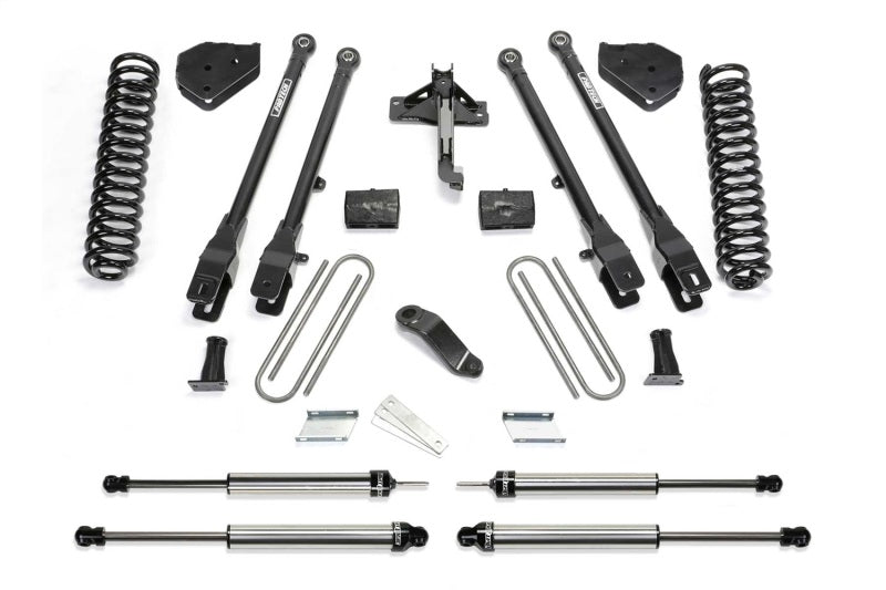 Fabtech 19-20 Ford F450/550 4WD Diesel 6in 4Link Sys w/Coils & Dl Shks K2337DL