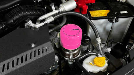 Perrin 2015+ Subaru WRX/STI Oil Filter Cover - Hyper Pink PSP-ENG-716HP