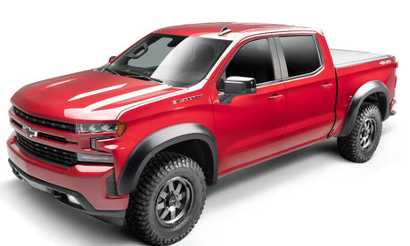 Bushwacker 19-21 Chevrolet Silverado 15 Extend-A-Fender Style Flares 4pc 78.8 Bed  - Black 40929-02