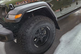 Rally Armor 19-23 Jeep JT Gladiator Mojave/Rubicon Black Mud Flap w/ Grey Logo MF104-BLK-GRY