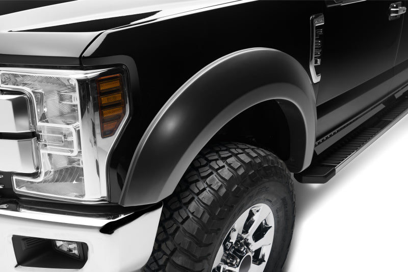 Bushwacker 17-18 Ford F-250 Super Duty Extend-A-Fender Style Flares 4pc - Black 20943-02