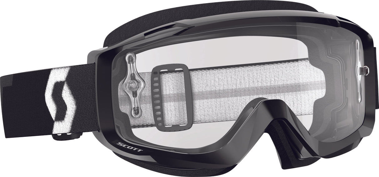 SCOTT Split Otg Goggle Black W/Clear Works Lens 246433-0001113