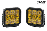 Diode Dynamics SS5 LED Pod Sport - Yellow Combo (Pair) DD6772P