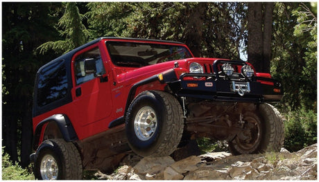 Bushwacker 97-06 Jeep TJ Max Pocket Style Flares 4pc - Black 10908-07