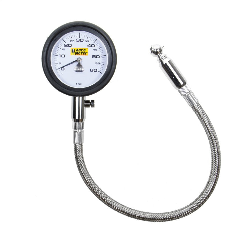 Autometer NASCAR Performance 60PSI Lo-Pressure Tire Pressure Gauge 2160