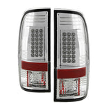 Spyder Ford Super Duty 08-15 LED Tail Lights Chrome ALT-YD-FS07-LED-C 5003904