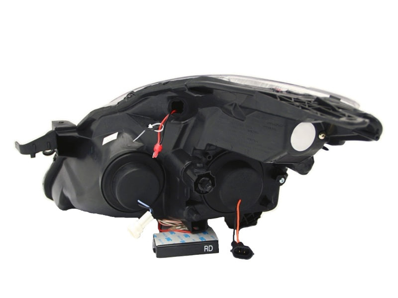 ANZO 2008-2009 Nissan Altima (2 Door ONLY) Projector Headlights w/ Halo Black (CCFL) 121395