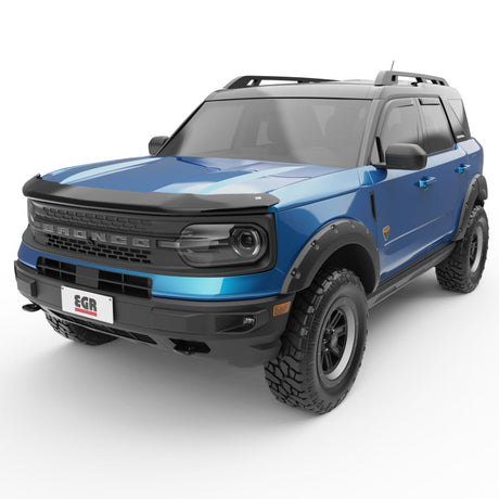 EGR 21-22 Ford Bronco 4 Door In-Channel Window Visors - Matte Black (573565) 573565