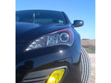 Spyder Hyundai Genesis 10-12 Projector Halogen Model- LED Halo DRL Blk PRO-YD-HYGEN09-DRL-BK 5034250