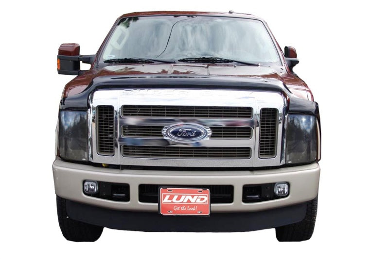 AVS 08-10 Ford F-250 Hoodflector Low Profile Hood Shield - Smoke 21004