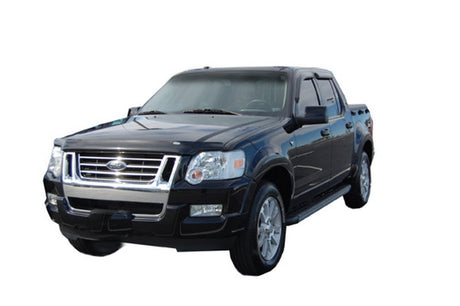 AVS 06-10 Ford Explorer Bugflector Medium Profile Hood Shield - Smoke 23348