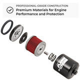 K&N Buell 2.563in OD x 2.969in H Oil Filter KN-177