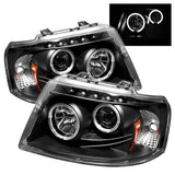 Spyder Ford Expedition 03-06 Projector Headlights LED Halo LED Blk (Not Included) PRO-YD-FE03-HL-BK 5010117