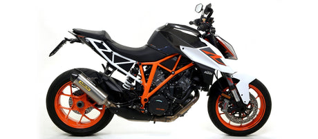 Arrow Ktm 1290 Super Duke R 2014-2024 Homologated Titanium Race-Tech Silencer With Carbon End Cap For Original Collectors 71820pk