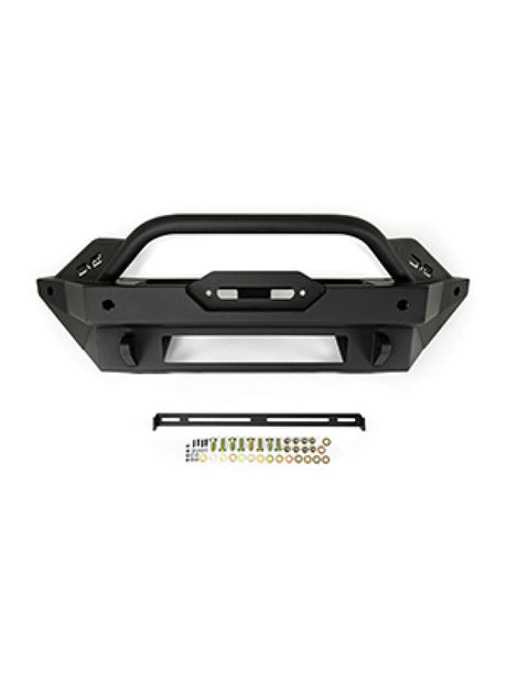 DV8 Offroad 2021+ Ford Bronco Modular Front Bumper Winch Capable w/ Auxiliary Light Mounts FBBR-02