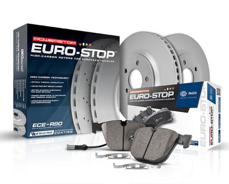 Power Stop 06-13 Audi A3 Front Euro-Stop Brake Kit ESK2259