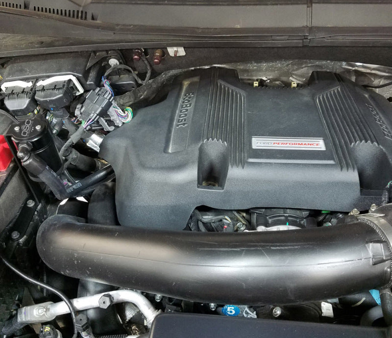 J&L 2011-2023 Ford F-150 2.7L/3.5L/5.0L Passenger Side Oil Separator 3.0 - Black Anodized 3016P-B