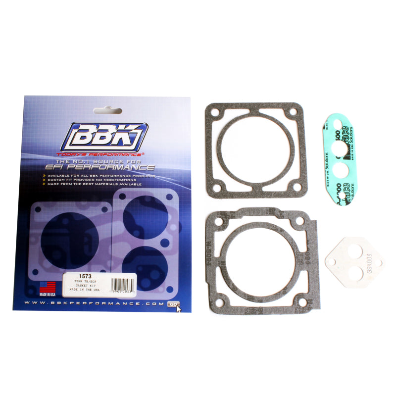 BBK 86-93 Mustang 5.0 75mm Throttle Body Gasket Kit 1573
