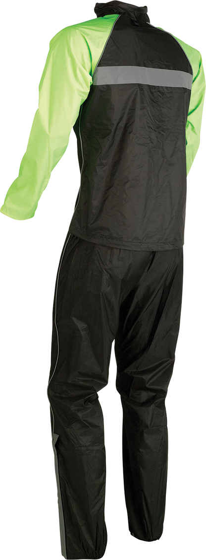 Z1R Women's 2-Piece Rainsuit - Black/Hi-Vis - Small 2853-0040