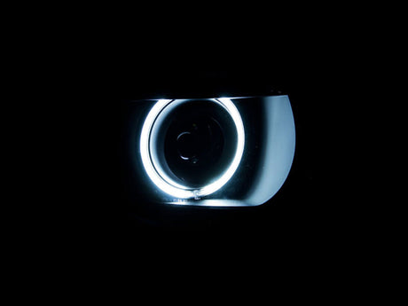 ANZO 2010-2013 Chevrolet Camaro Projector Headlights w/ Halo Black (CCFL) 121312